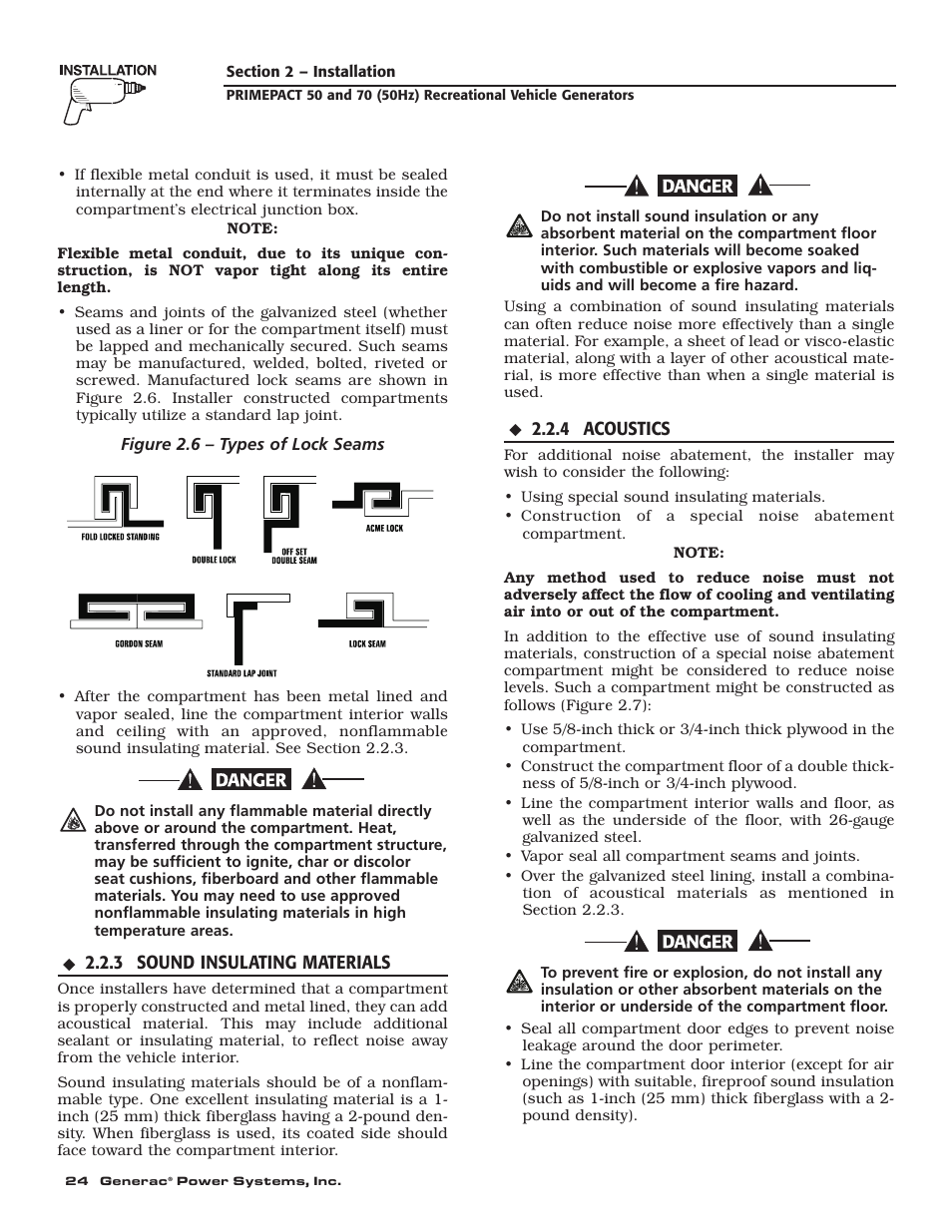 Generac 00784-2 User Manual | Page 26 / 52