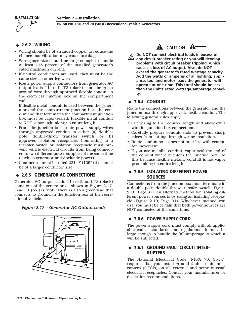 Generac 00784-2 User Manual | Page 32 / 52