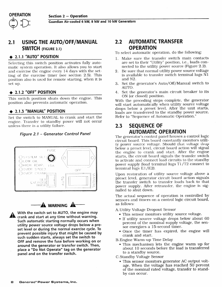 Generac DUARDIAN 04077-2 User Manual | Page 10 / 44