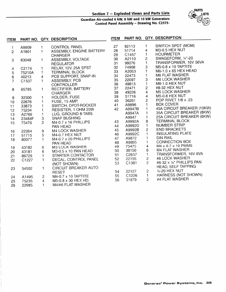 Generac DUARDIAN 04077-2 User Manual | Page 37 / 44