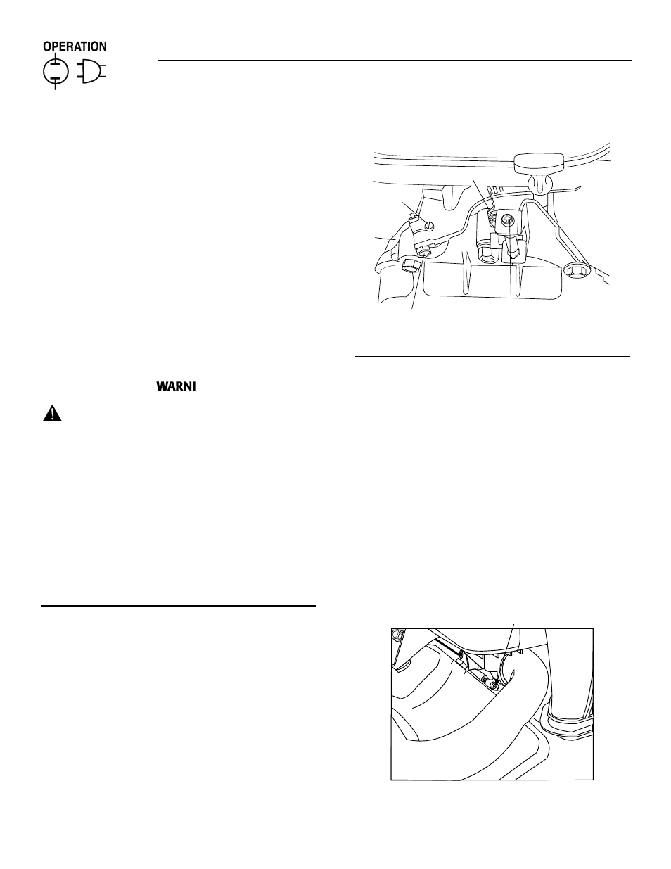 Section 3 — operation, 7 engine governor adjustment | Generac 04389-0 User Manual | Page 14 / 60