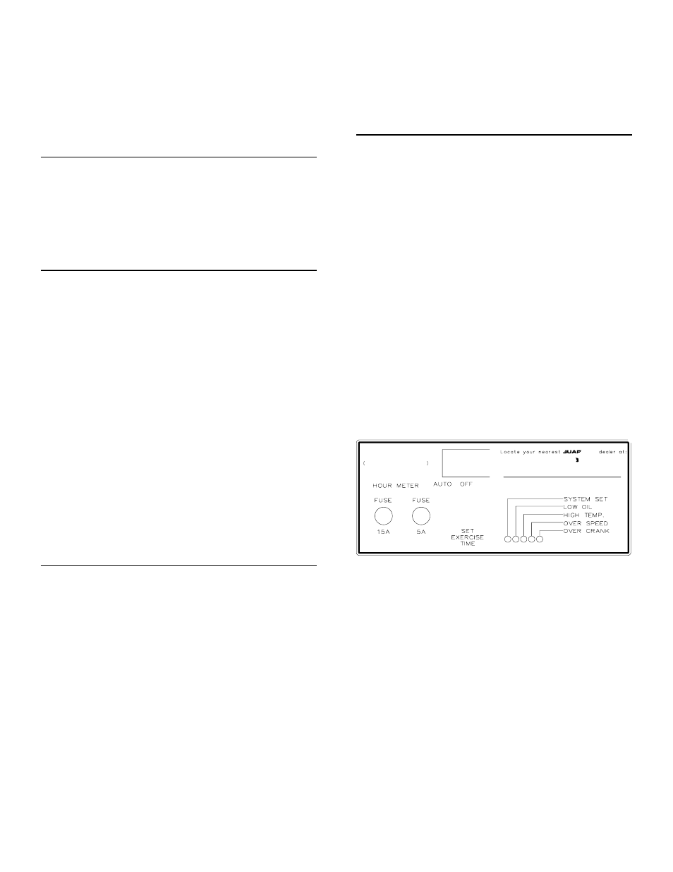 Section 4 — maintenance, 7 protection systems, 1 fuse | 2 checking the engine oil level | Generac 04389-0 User Manual | Page 18 / 60