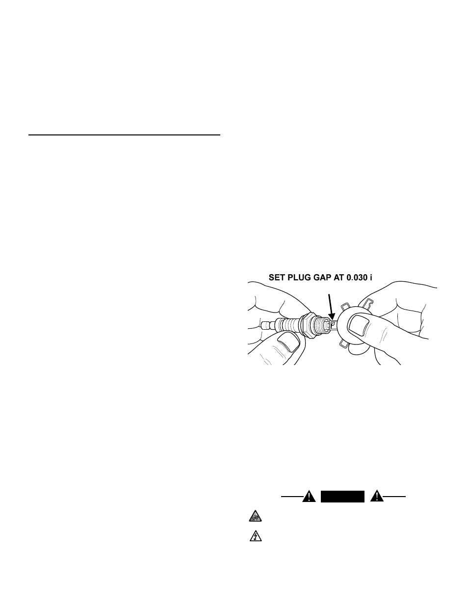 5 changing the engine air cleaner, 6 spark plug(s), 7 battery maintenance | Danger | Generac 04389-0 User Manual | Page 20 / 60
