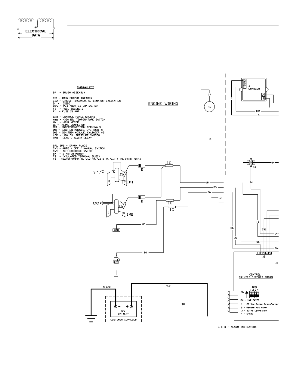 Section 6 — electrical data | Generac 04389-0 User Manual | Page 26 / 60