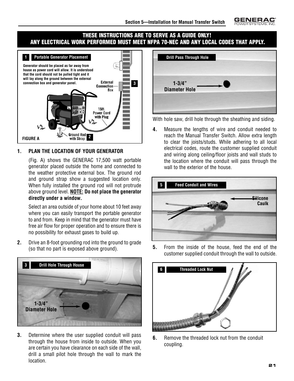 Generac 005308-0 User Manual | Page 23 / 48