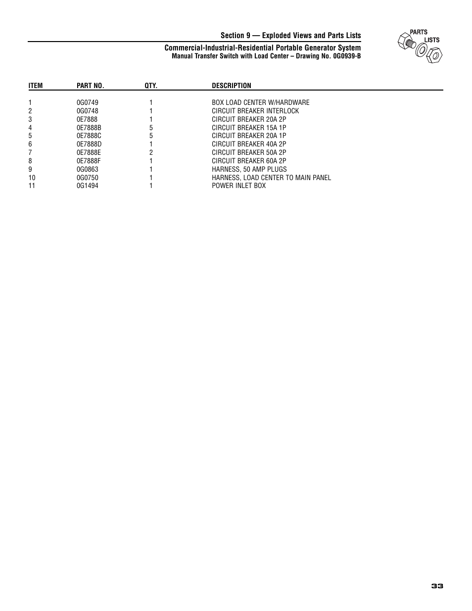 Generac 005308-0 User Manual | Page 35 / 48