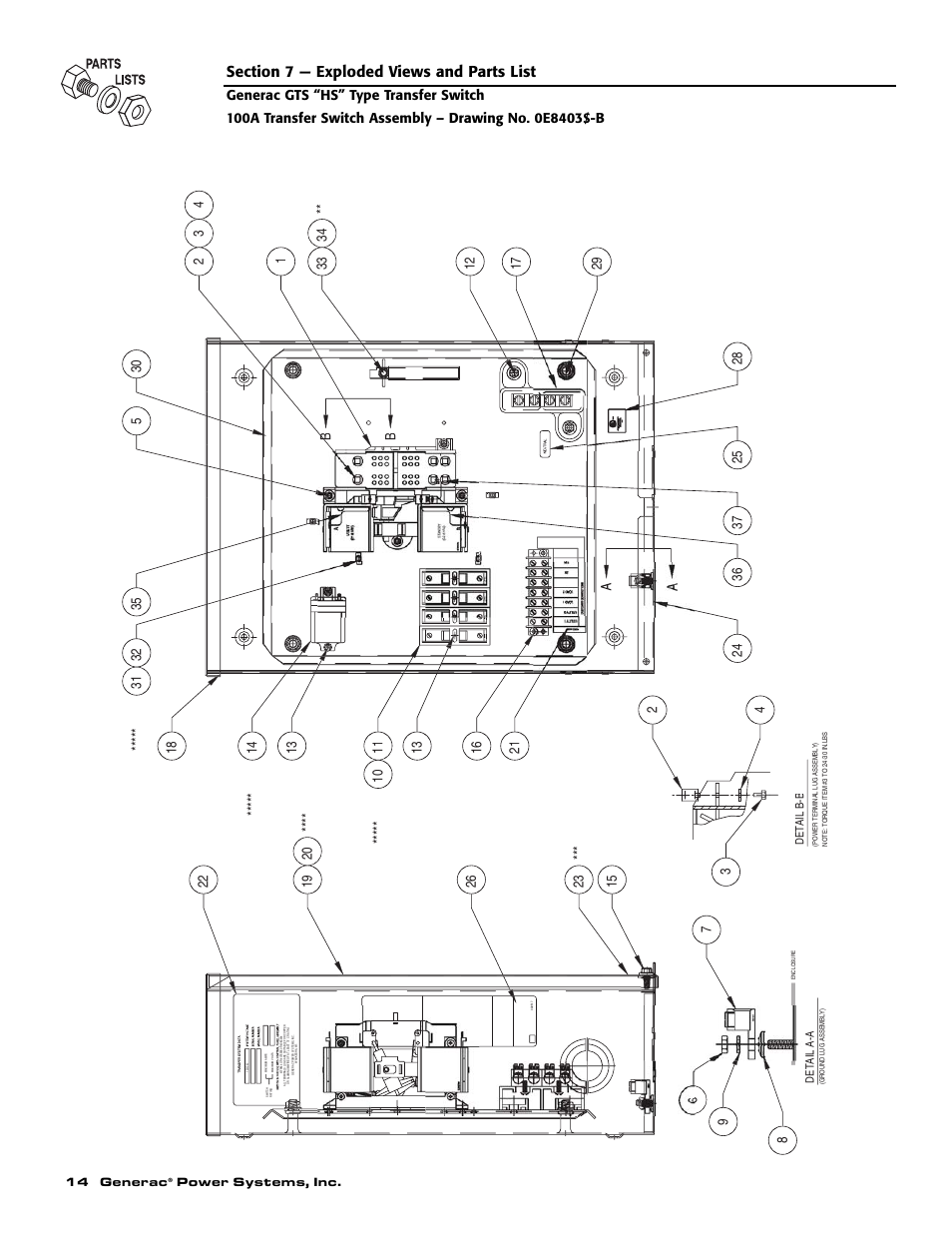 14 generac, Power systems, inc | Generac 004678-2 User Manual | Page 16 / 20