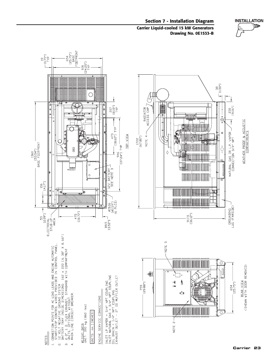 Generac ASPAS1CCL015 User Manual | Page 25 / 48