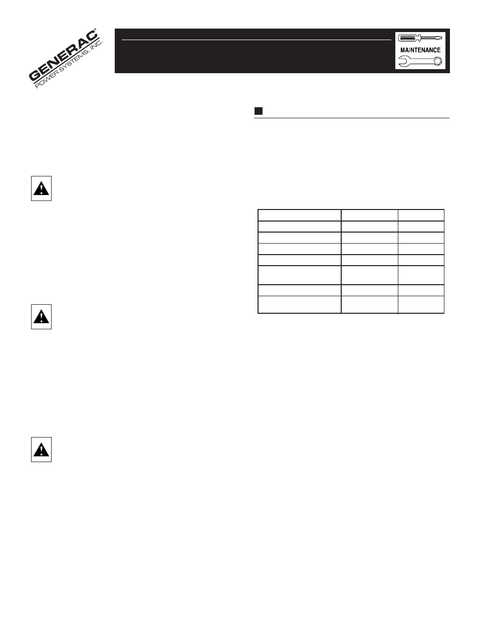 Storage instructions, Specifications, Other storage tips | Generac 190/220 User Manual | Page 13 / 24