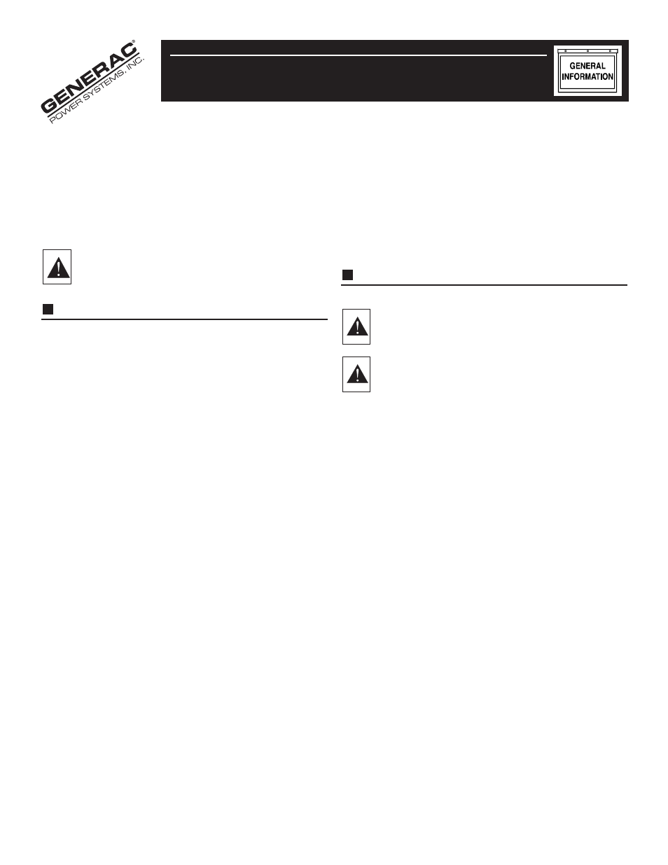 Oil and fuel information | Generac 190/220 User Manual | Page 5 / 24