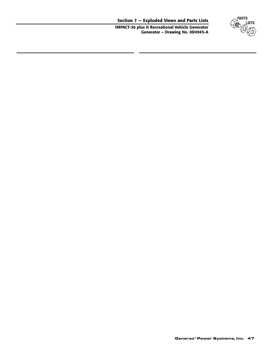 Generac 00941-3 User Manual | Page 49 / 52