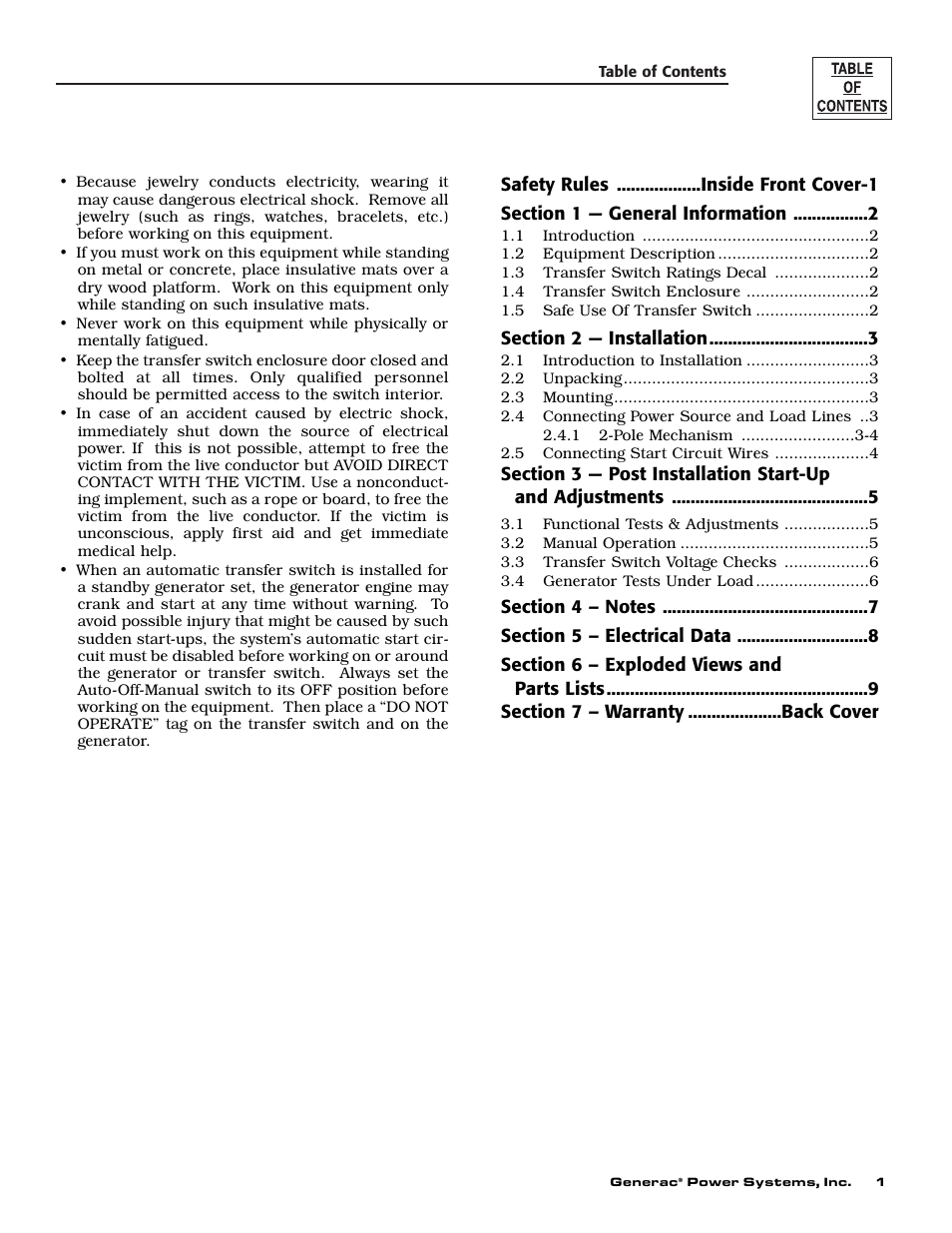 Generac 4678-1 User Manual | Page 3 / 12