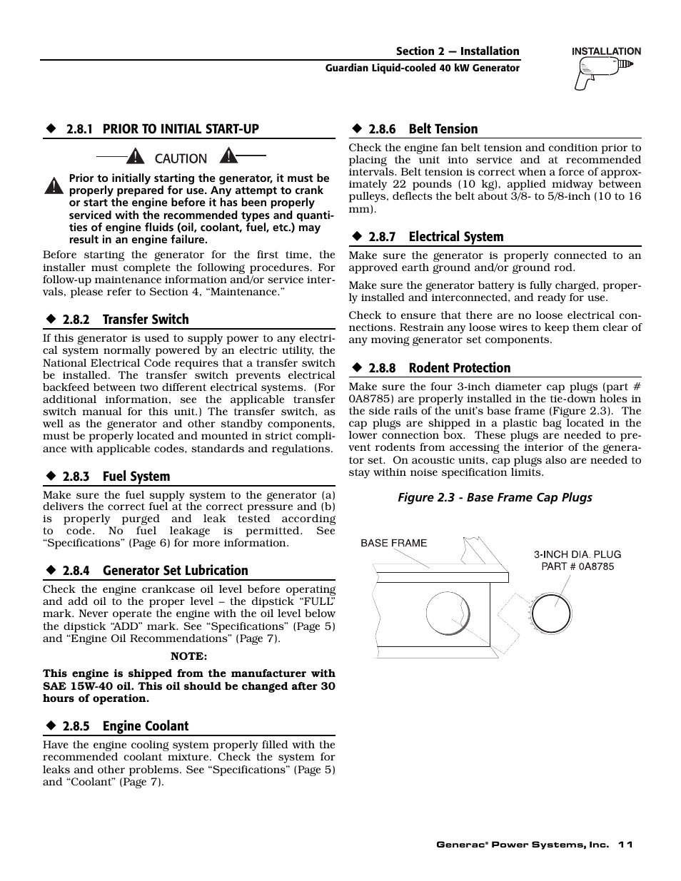Generac 004373-3 User Manual | Page 13 / 64
