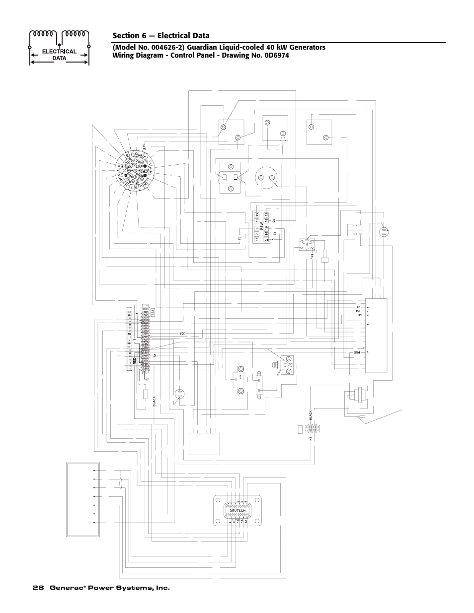 28 generac, Power systems, inc | Generac 004373-3 User Manual | Page 30 / 64