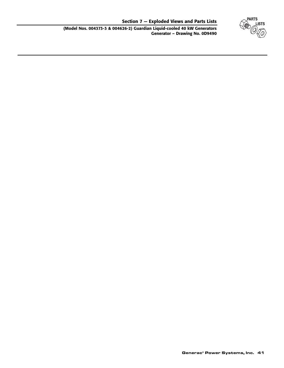 Generac 004373-3 User Manual | Page 43 / 64