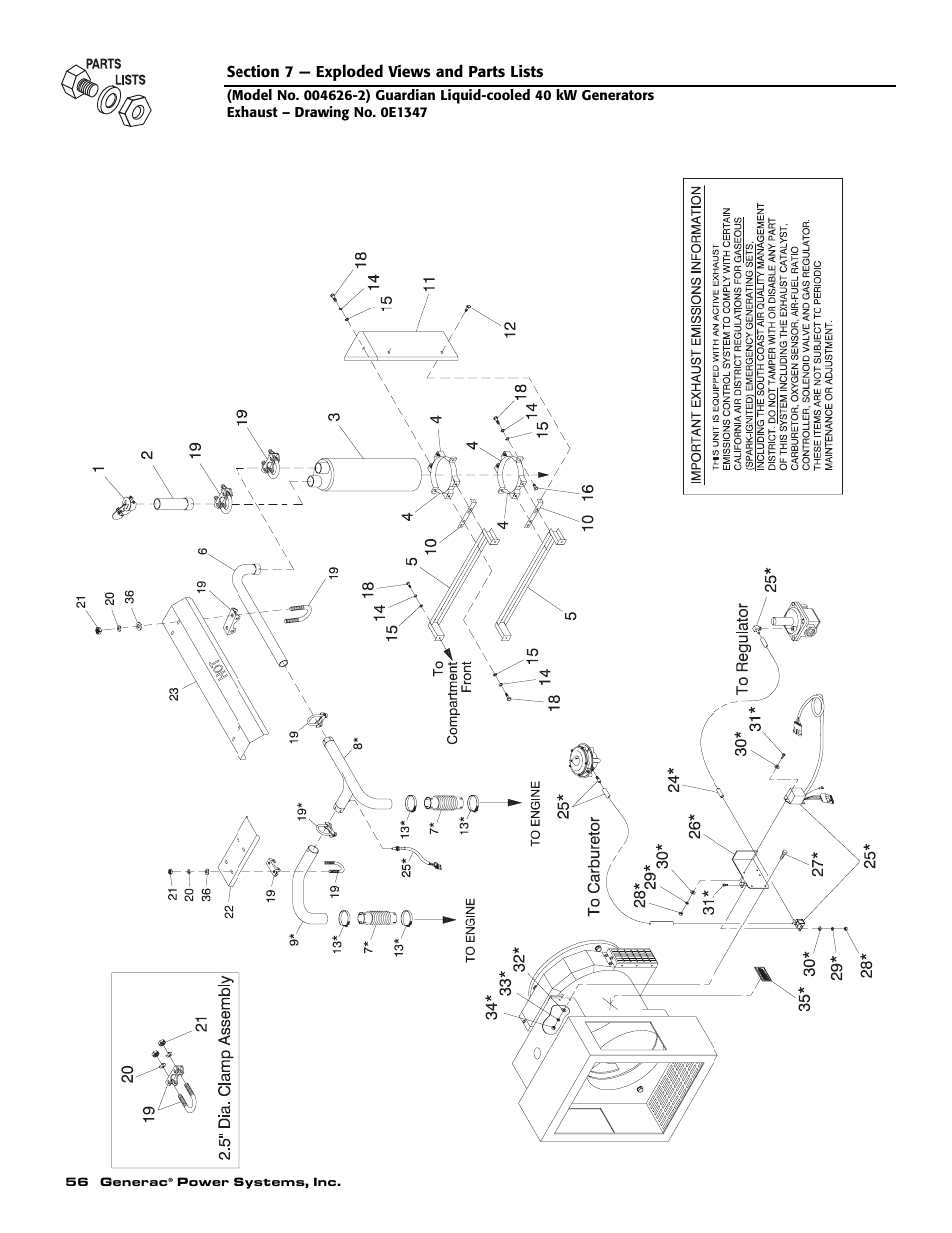 Generac 004373-3 User Manual | Page 58 / 64