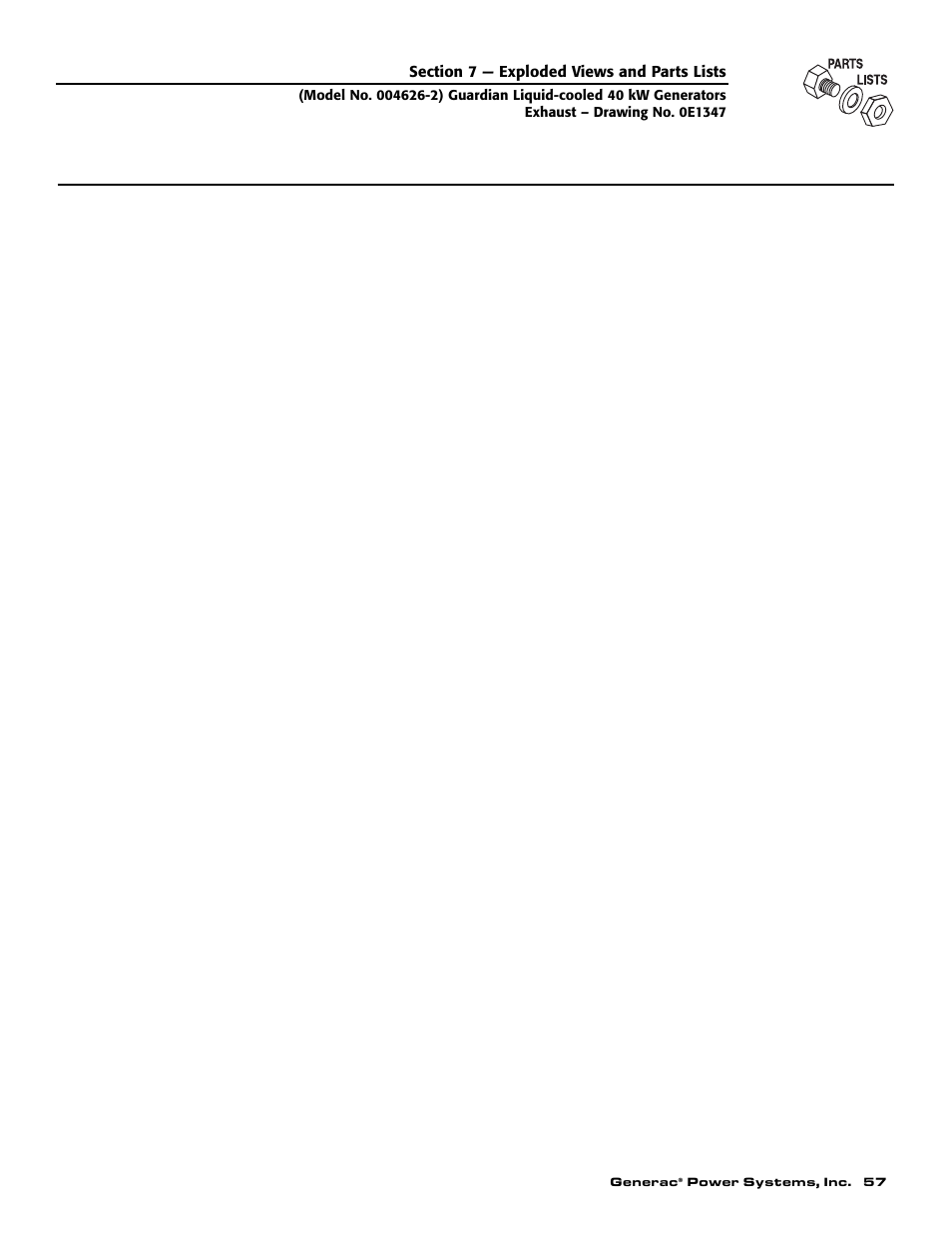 Generac 004373-3 User Manual | Page 59 / 64