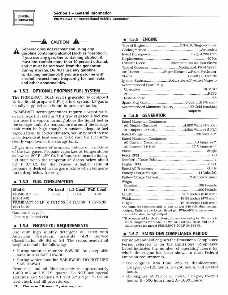 Generac 02010-1 User Manual | Page 8 / 64