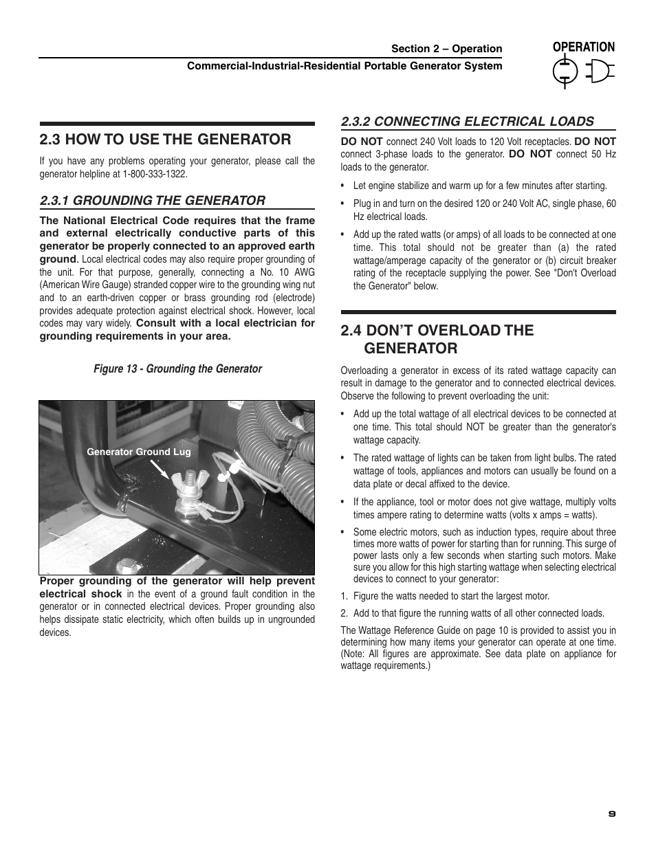 3 how to use the generator, 4 don’t overload the generator | Generac 004451 User Manual | Page 11 / 39