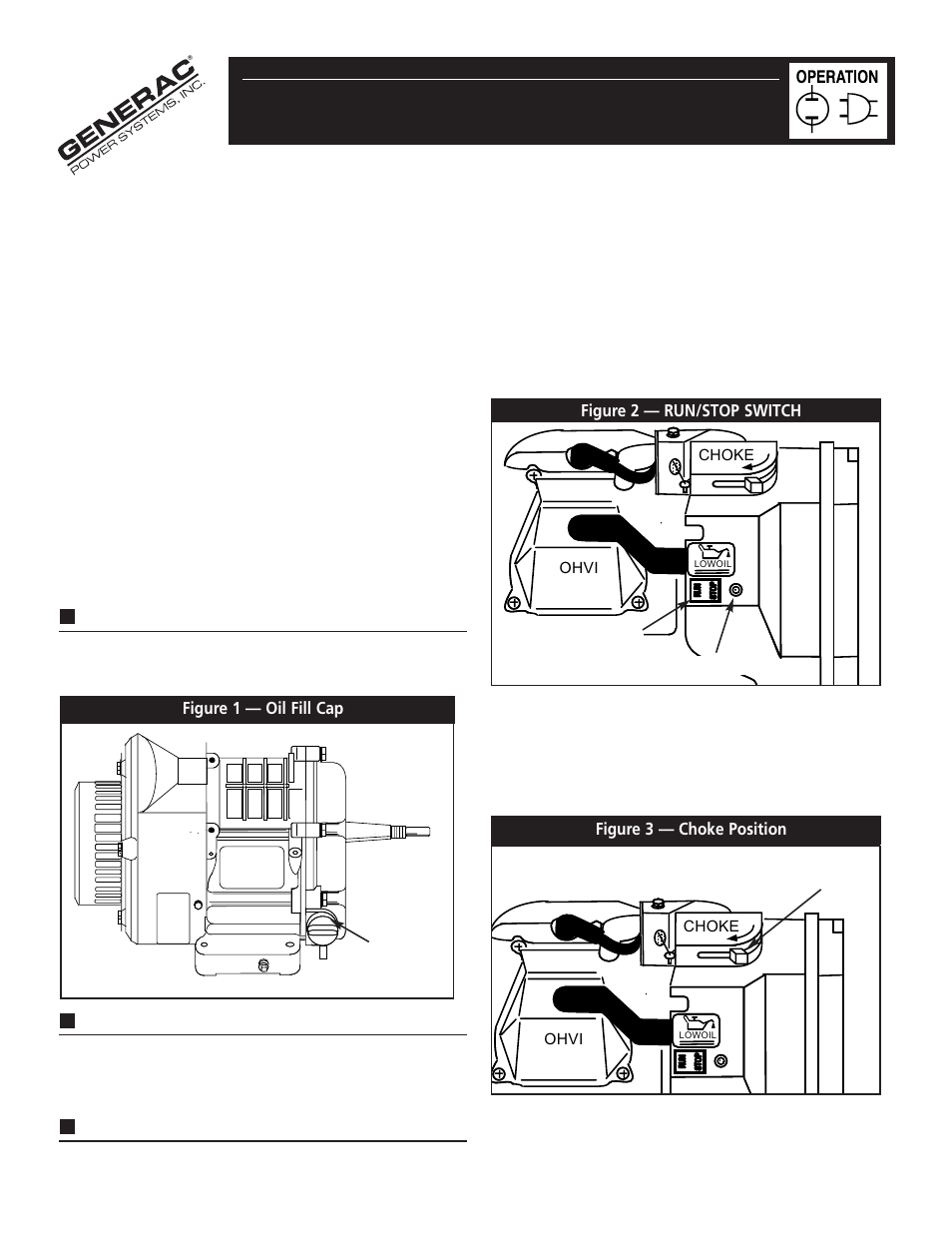 Operation, Operation and maintenance, Before starting the engine | Starting the engine, Adding engine oil, Checking engine oil, Adding fuel | Generac Gn - 360 User Manual | Page 6 / 24