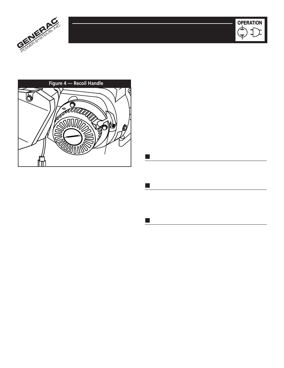 Stopping the engine, Low pressure shutdown system | Generac Gn - 360 User Manual | Page 7 / 24