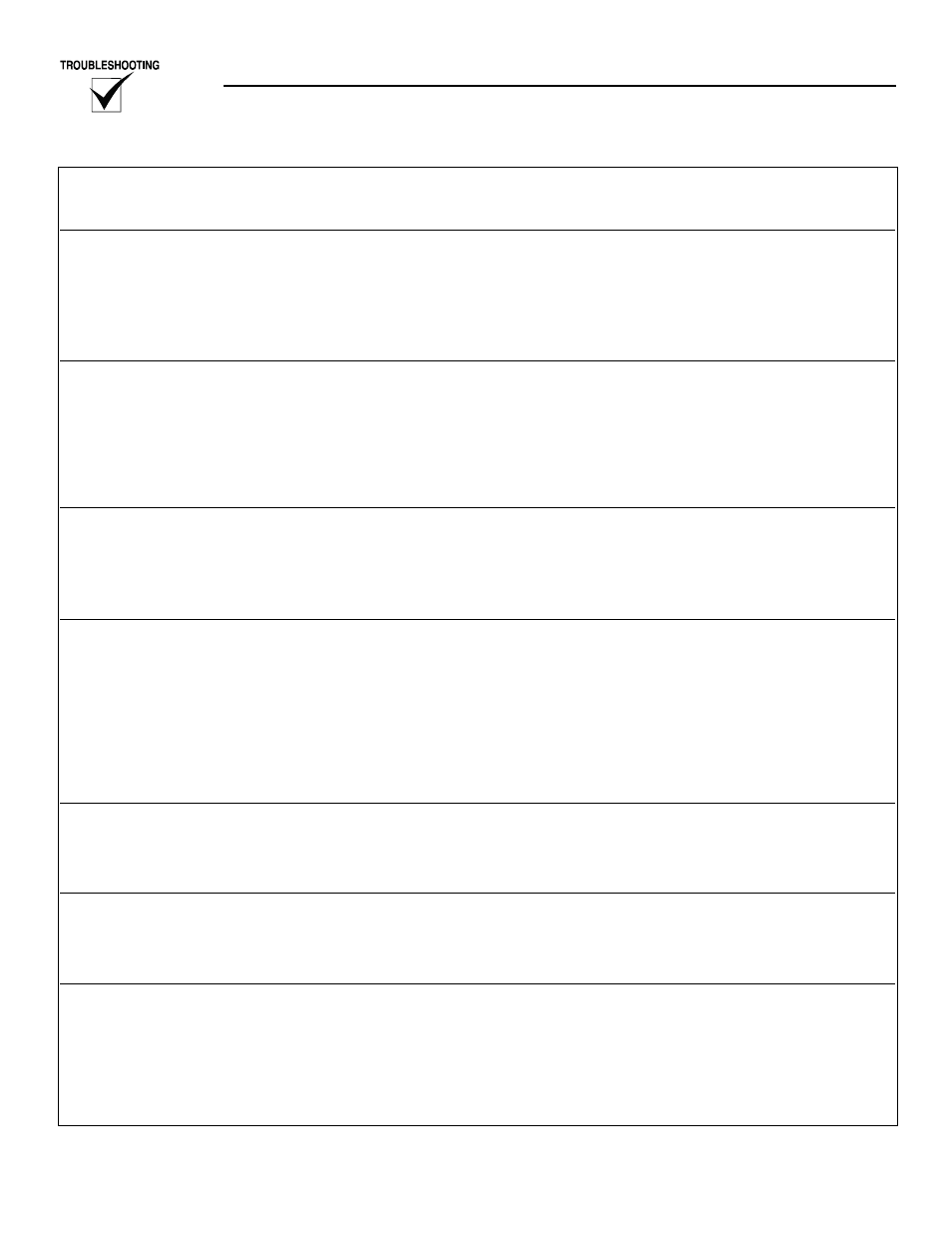 Section 5 — troubleshooting, 1 troubleshooting guide, Problem cause correction | Generac 004373-1 User Manual | Page 22 / 60