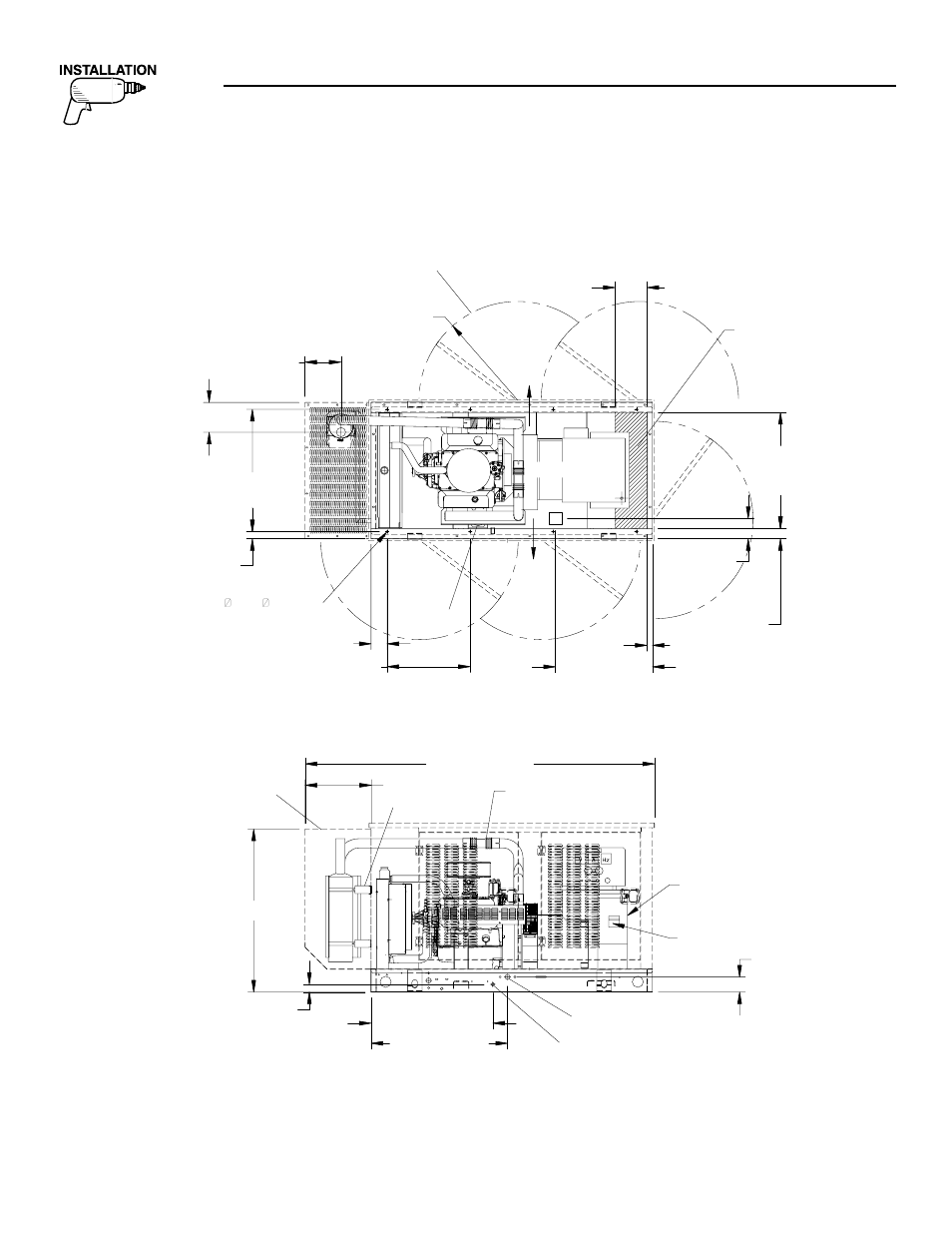 Section 9 — installation drawings | Generac 004373-1 User Manual | Page 58 / 60