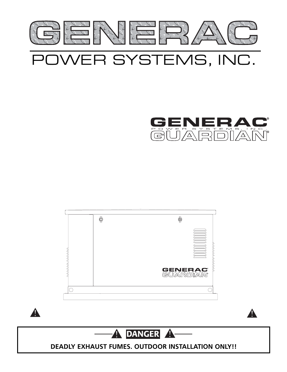 Generac 04389-1 User Manual | 60 pages