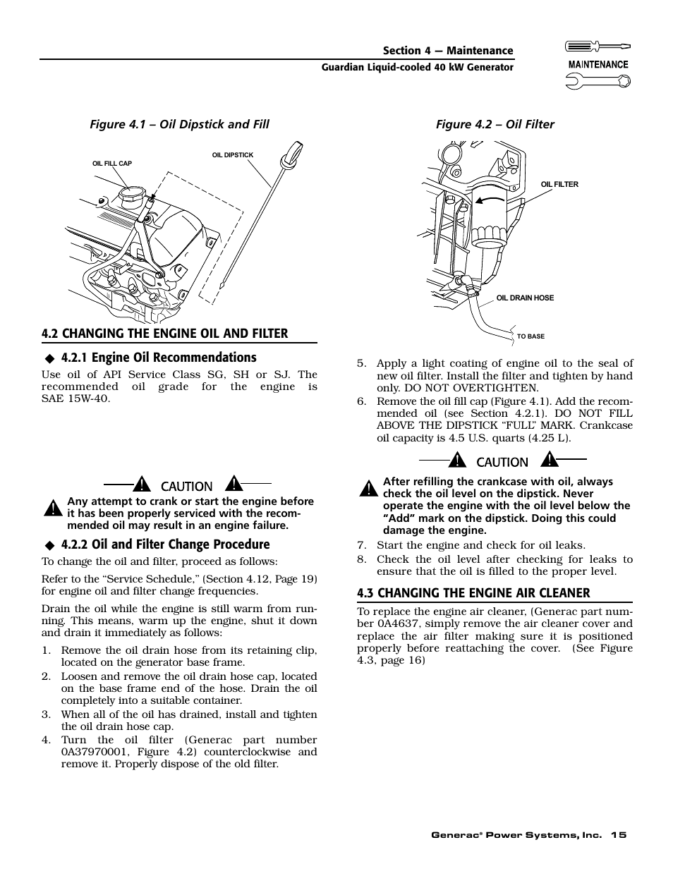 Generac 004626-1 User Manual | Page 17 / 60