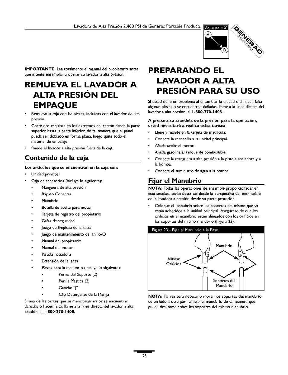 Generac 1537-0 User Manual | Page 23 / 36