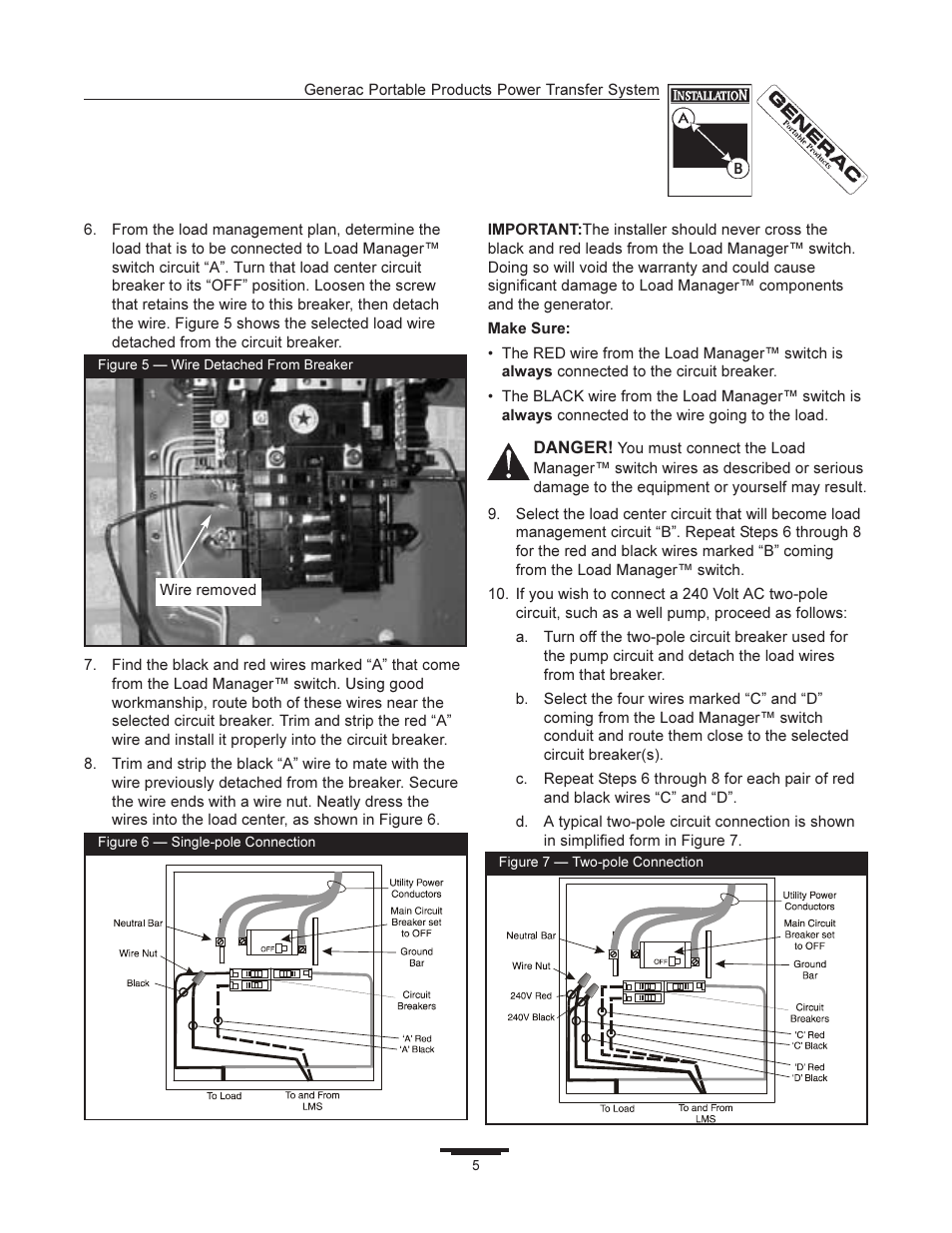 Generac 1403-0 User Manual | Page 5 / 16