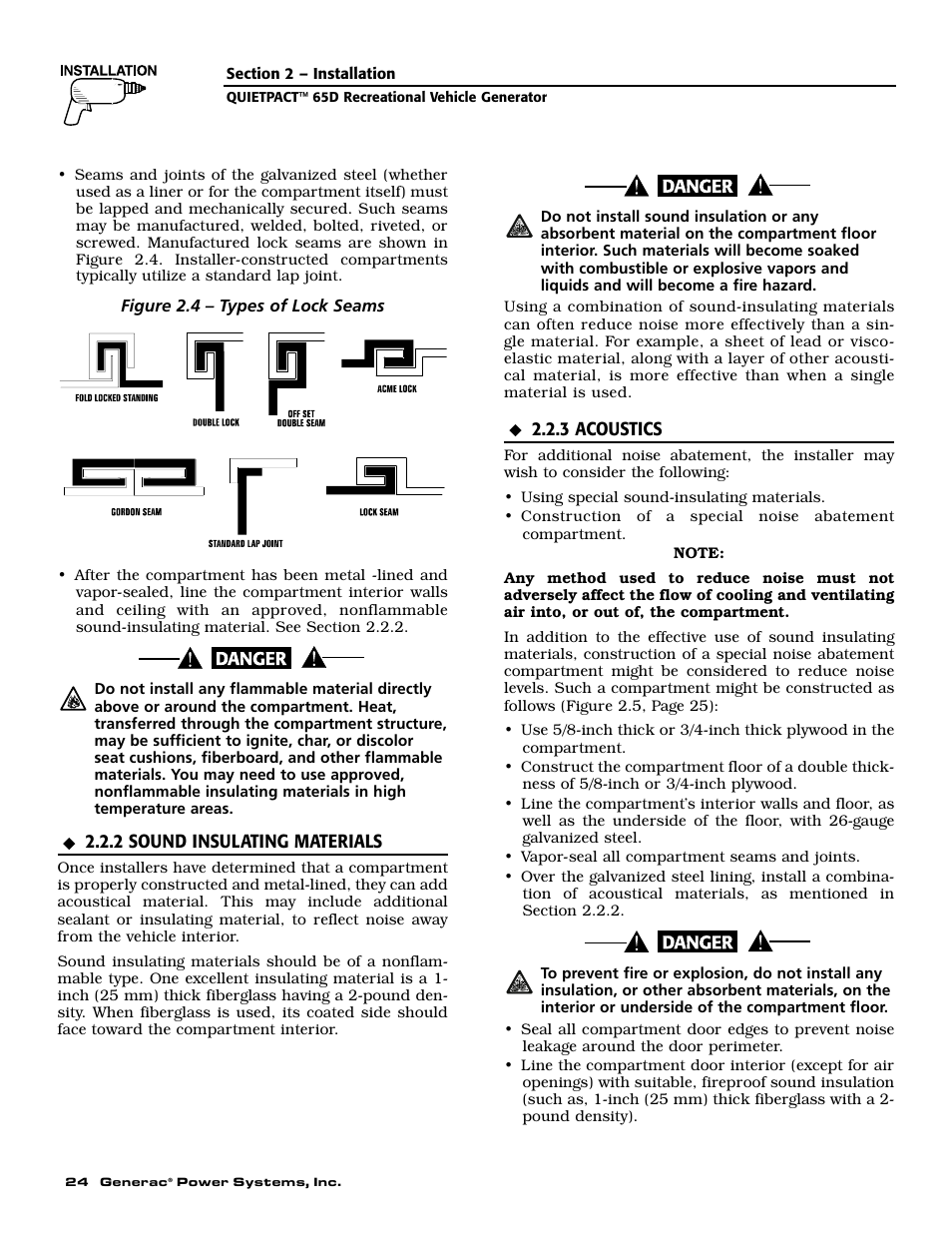 Generac 004614-1 User Manual | Page 26 / 68