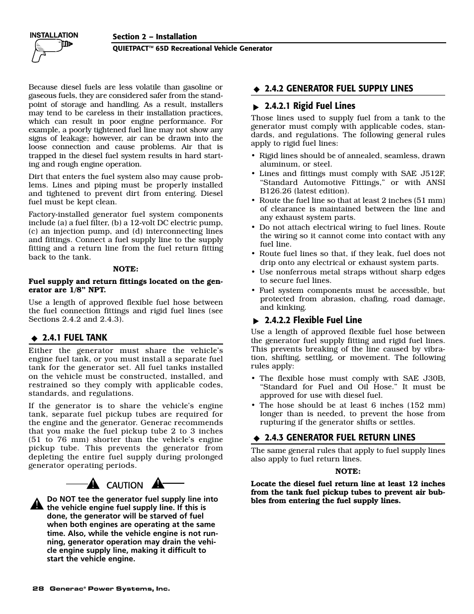 Generac 004614-1 User Manual | Page 30 / 68