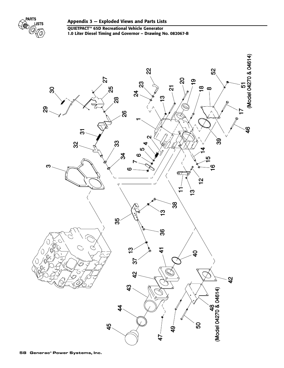 Generac 004614-1 User Manual | Page 60 / 68