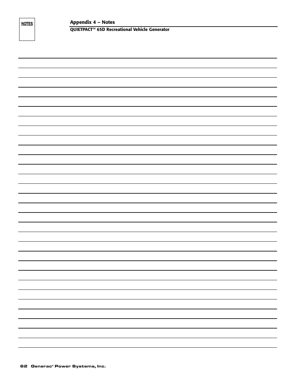 Generac 004614-1 User Manual | Page 64 / 68