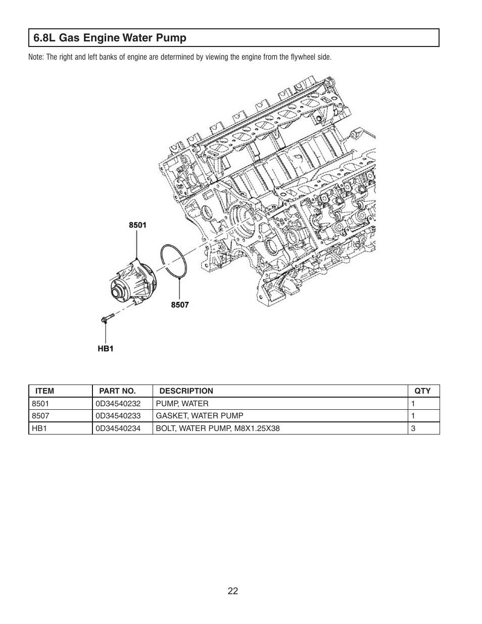 8l gas engine water pump | Generac 0H0923PMNL User Manual | Page 24 / 32