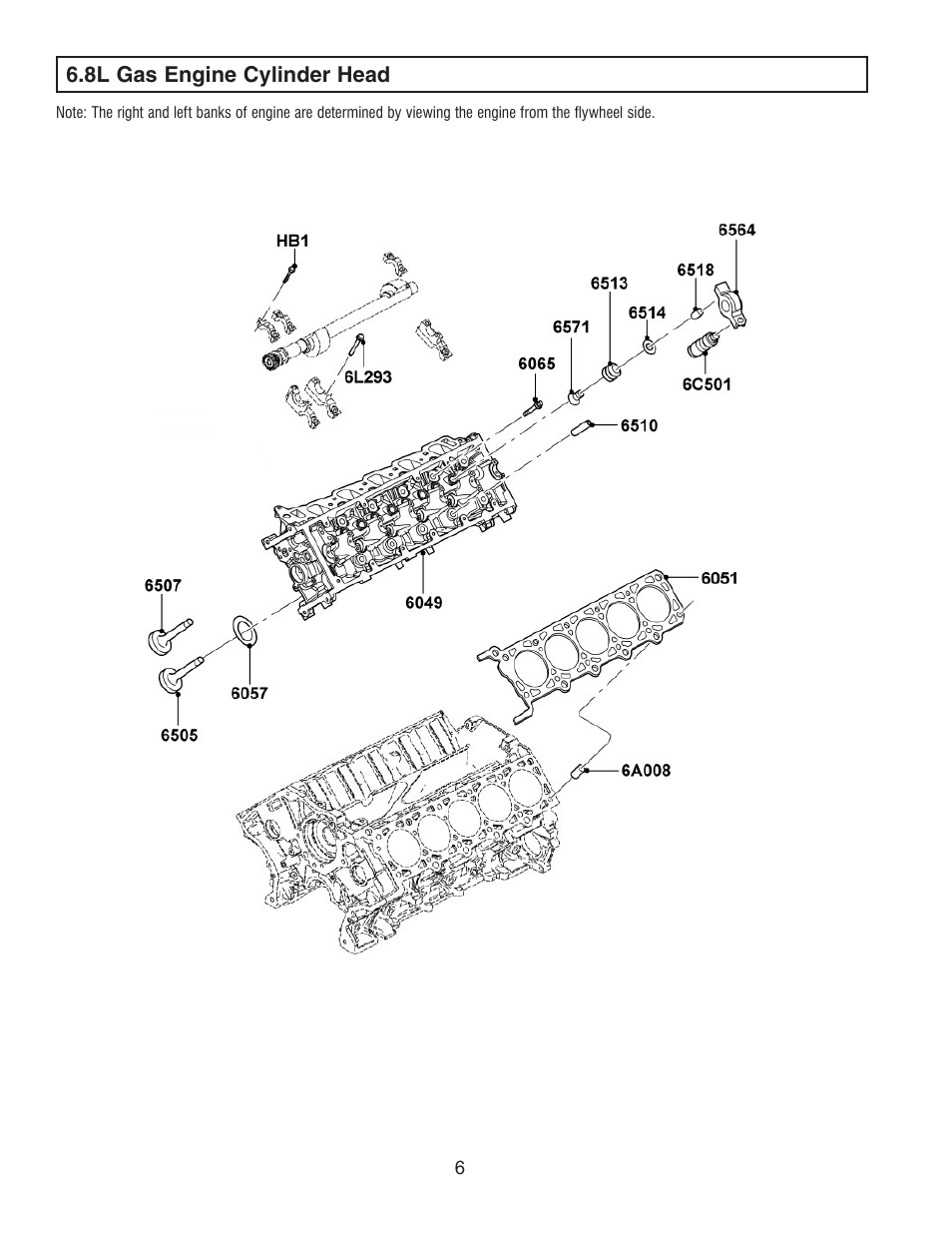 8l gas engine cylinder head | Generac 0H0923PMNL User Manual | Page 8 / 32