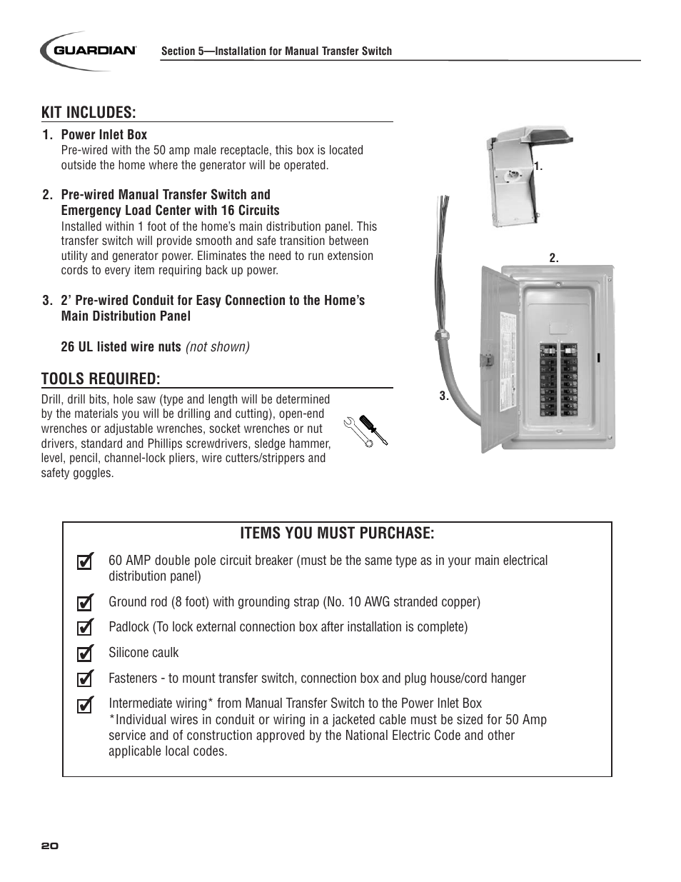 Generac 004583-0 User Manual | Page 22 / 48