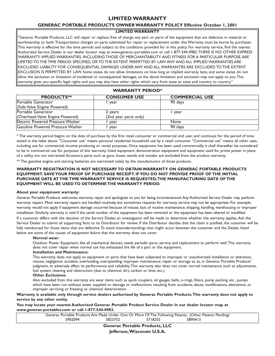Generac 9801-7 User Manual | Page 24 / 24