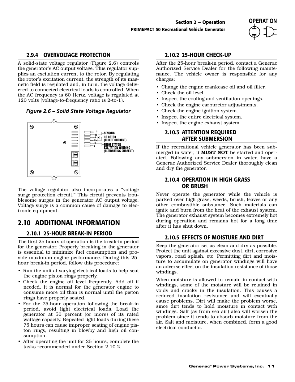 10 additional information | Generac 02010-2 User Manual | Page 13 / 60