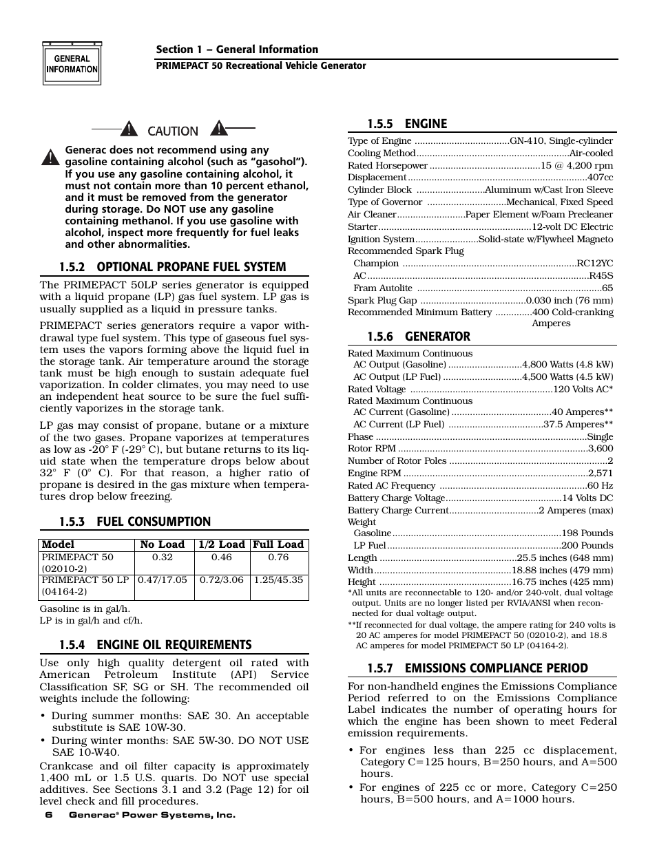 Generac 02010-2 User Manual | Page 8 / 60