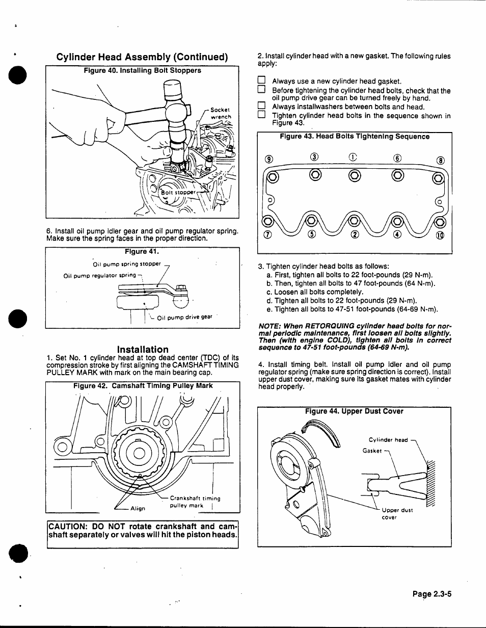 Cylinder head assembly (continued), Installation | Generac 86640 User Manual | Page 37 / 120