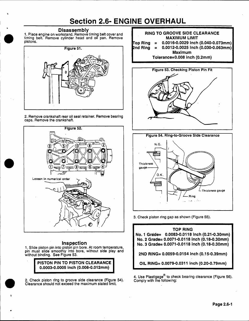 Disassembly, Inspection | Generac 86640 User Manual | Page 41 / 120