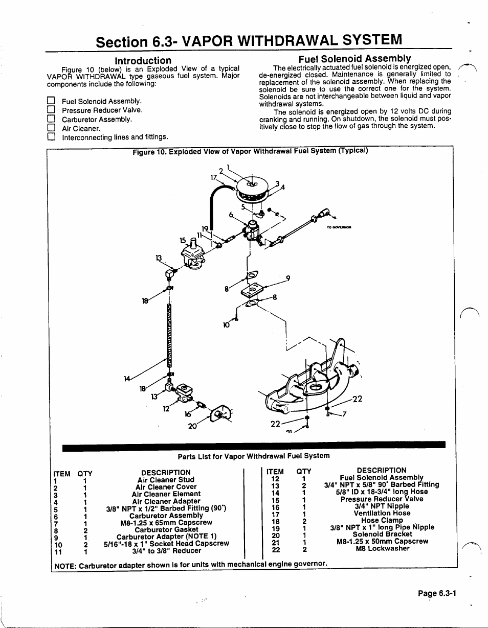 Introduction, Fuel solenoid assembly | Generac 86640 User Manual | Page 71 / 120