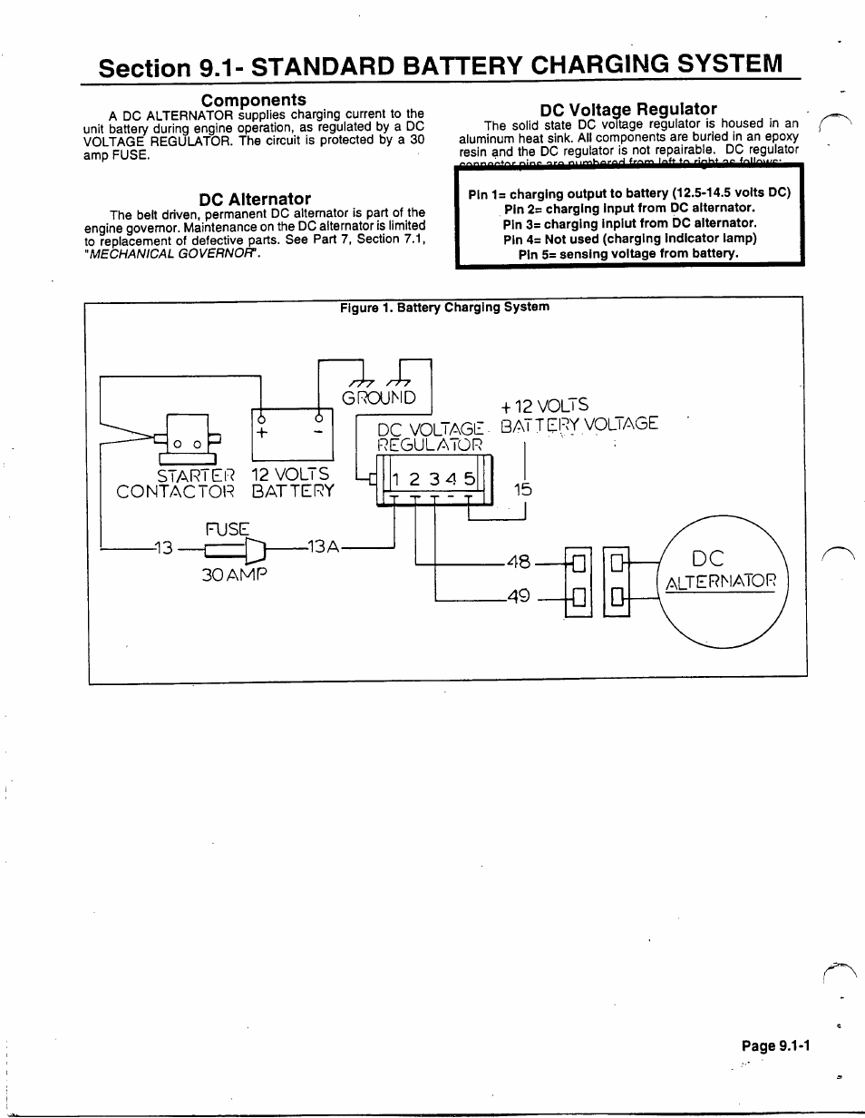 Components, Dc alternator, Dc voltage regulator | Generac 86640 User Manual | Page 85 / 120