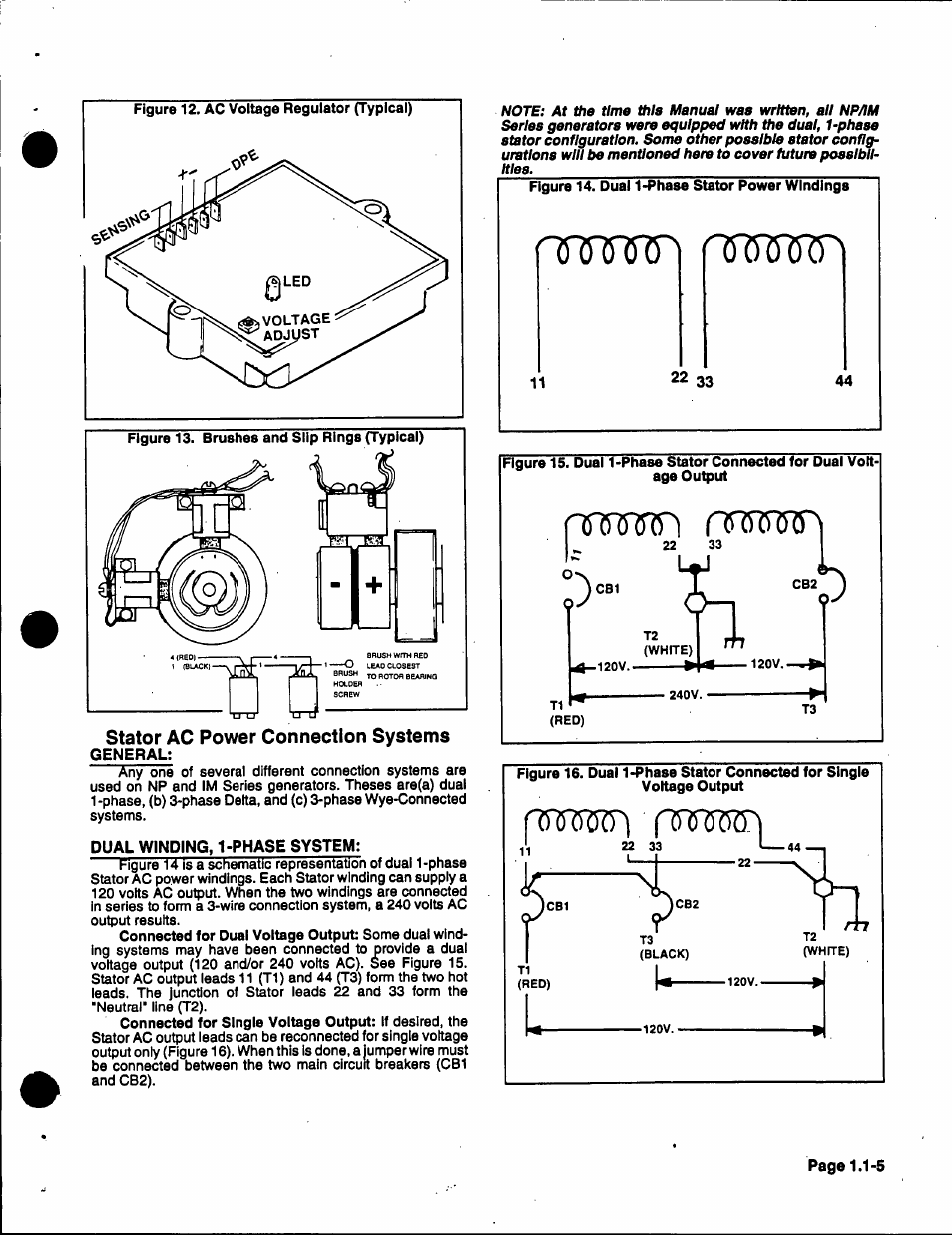 Stator ac power connection systems | Generac 86640 User Manual | Page 9 / 120