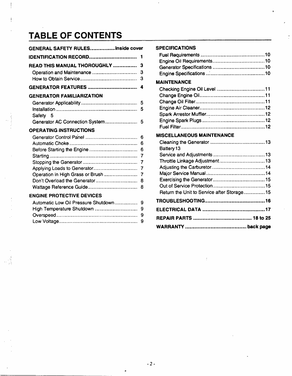 Generac 9600-3 User Manual | Page 4 / 32