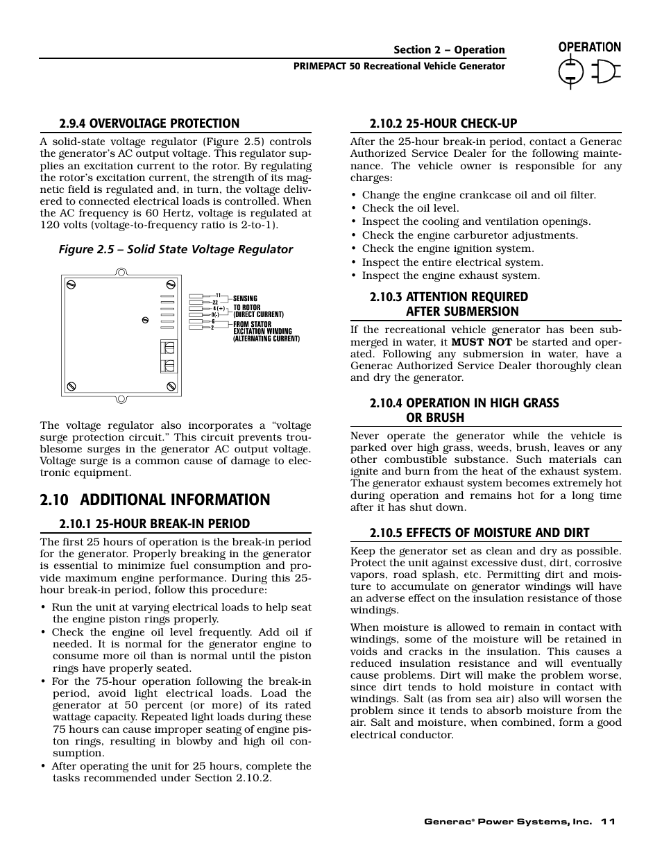 10 additional information | Generac 02010-0 User Manual | Page 13 / 60