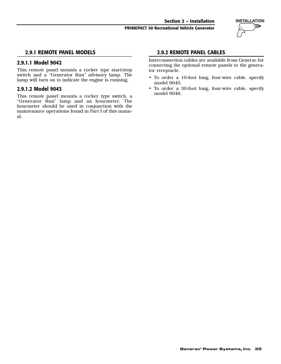 Generac 02010-0 User Manual | Page 37 / 60