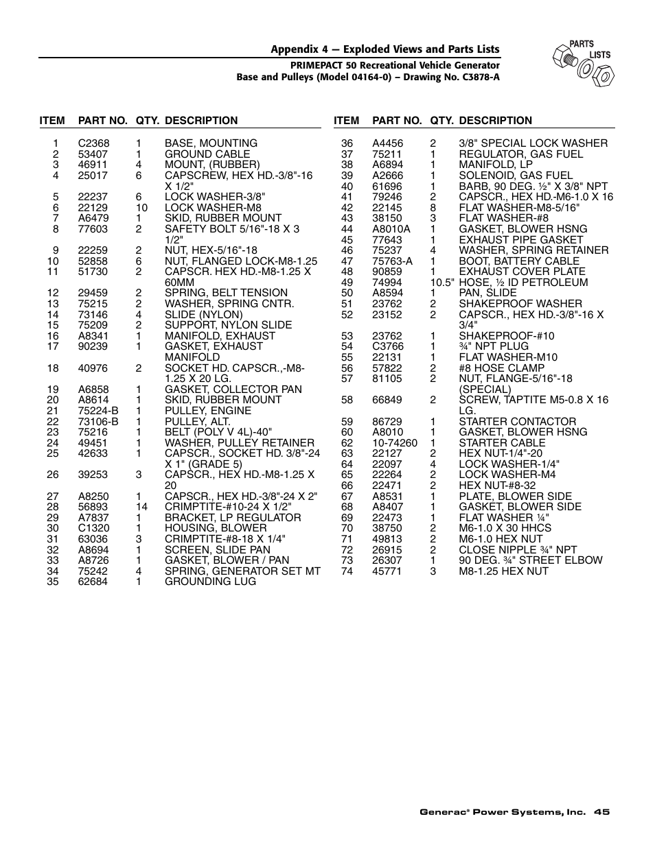 Generac 02010-0 User Manual | Page 47 / 60